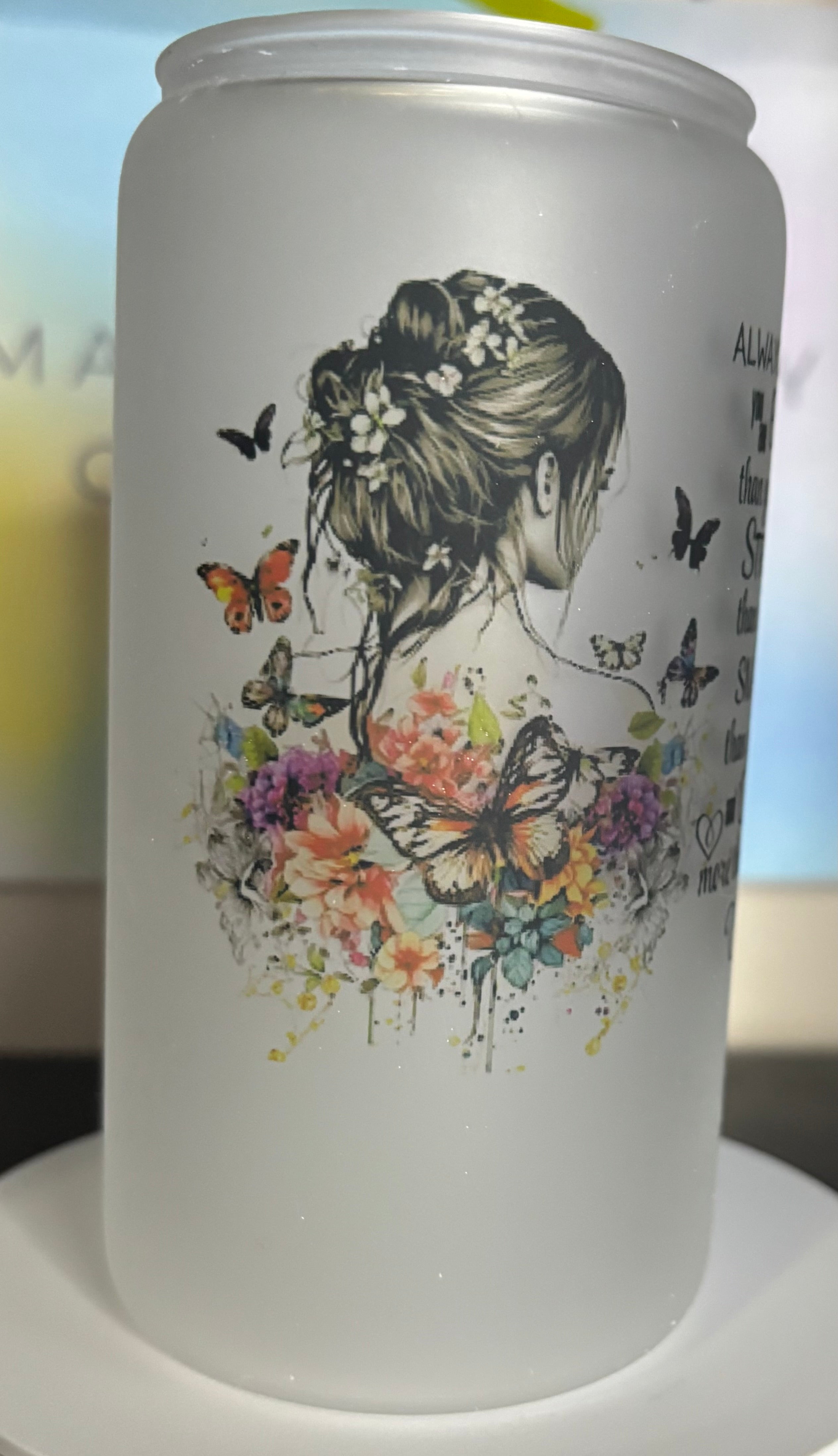 16 oz Glass Tumbler
