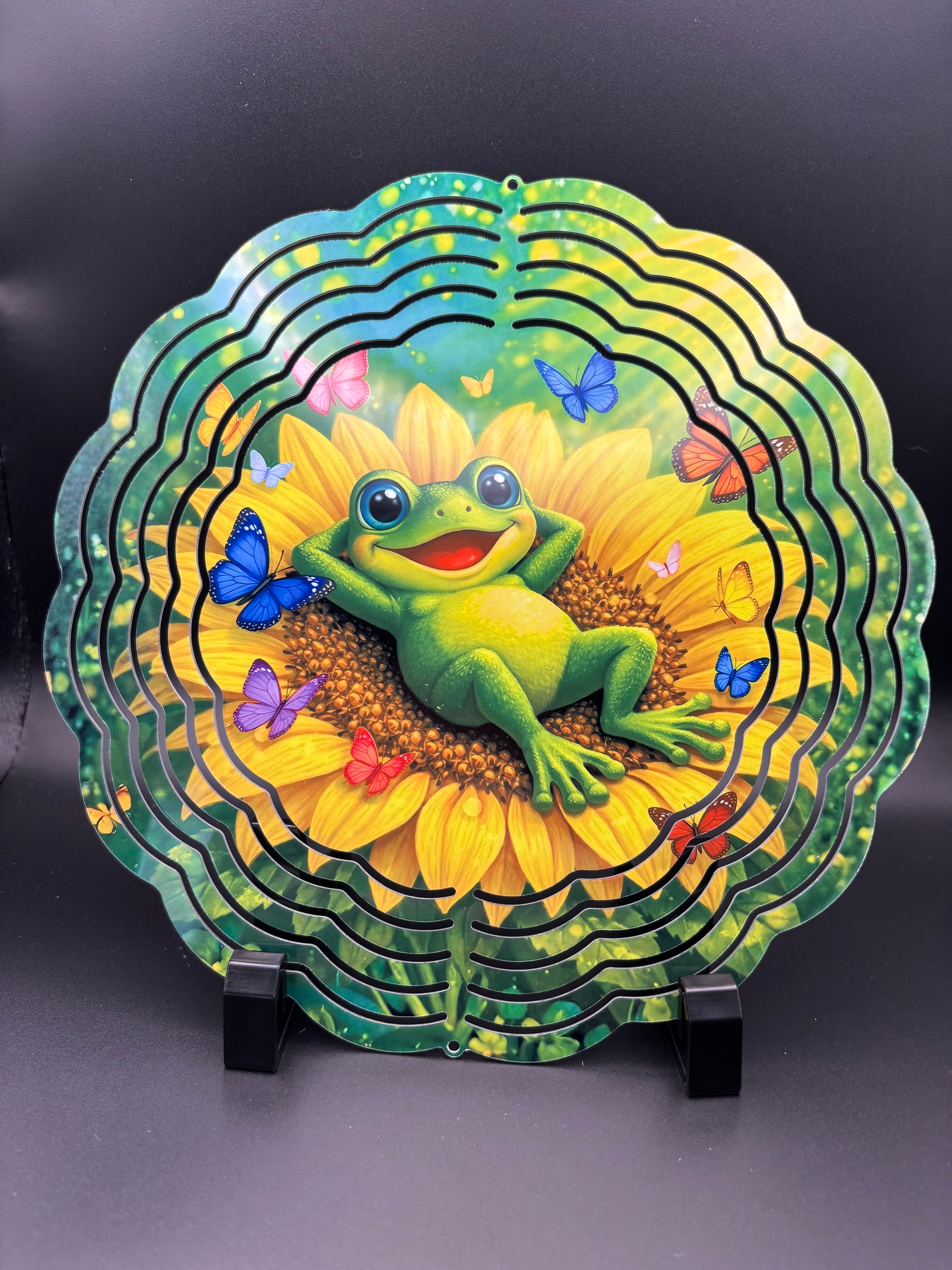 Frog Wind Spinner