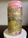 Lemon Tumbler 16oz Glass