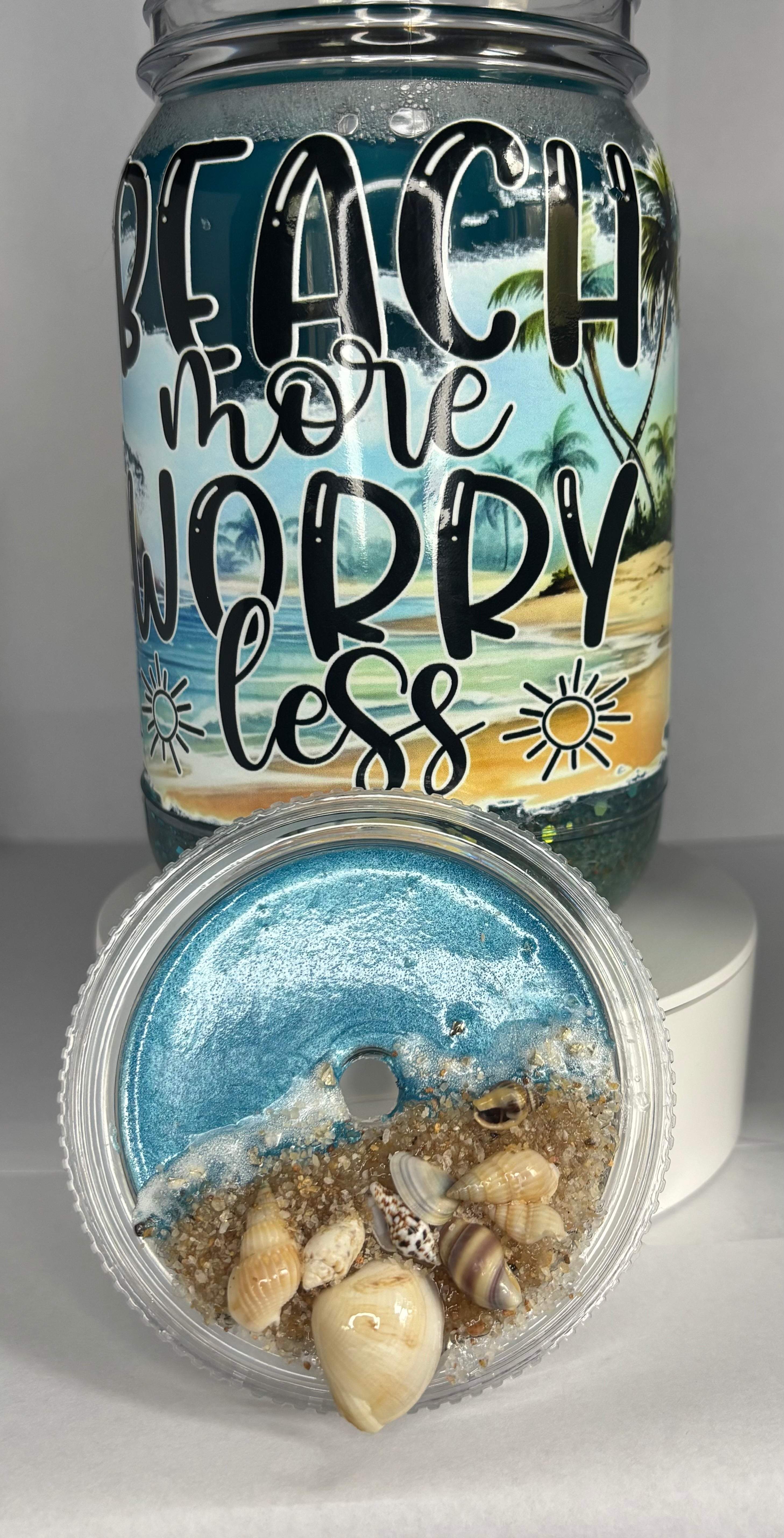 24oz Beach Tumbler