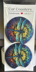 Dragon Fly Car Coasters