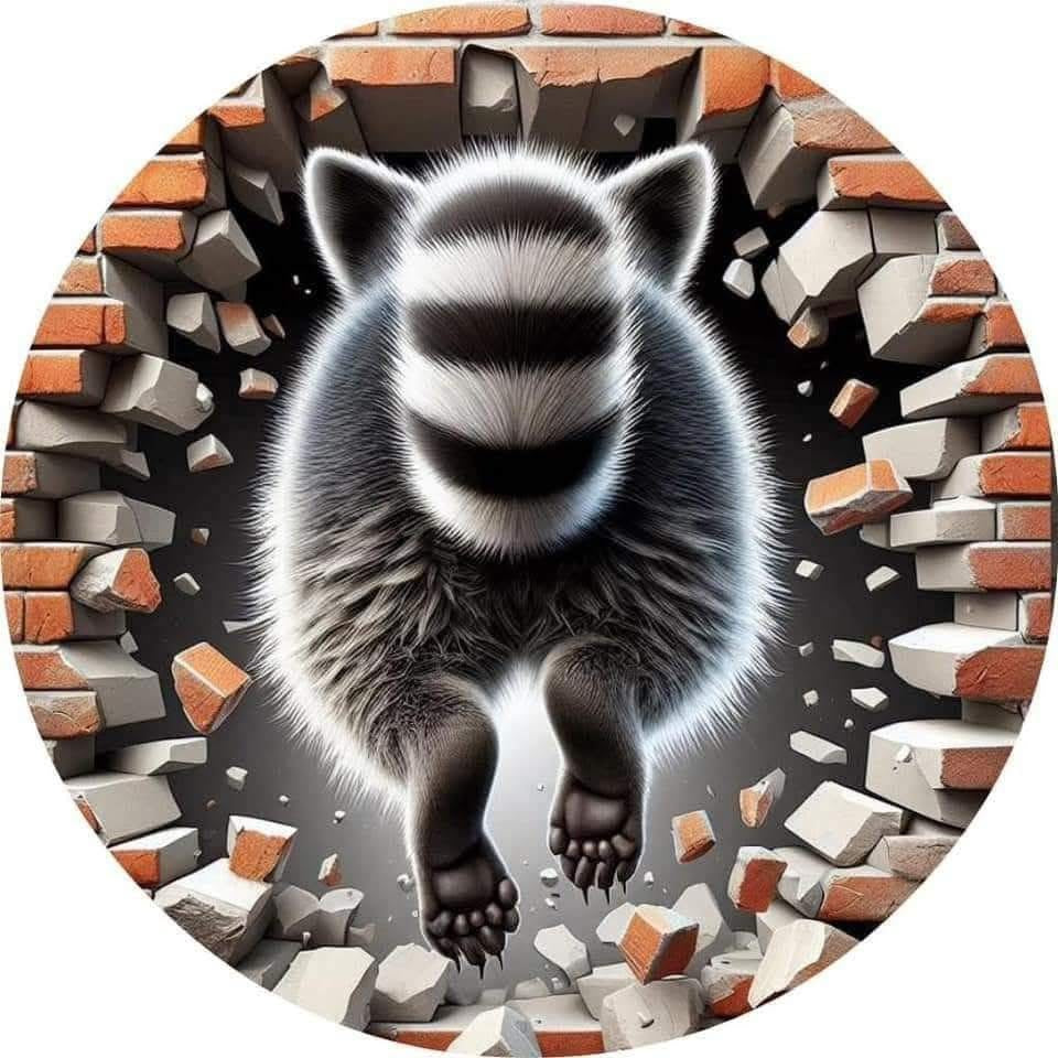 Raccoon Wind Spinner