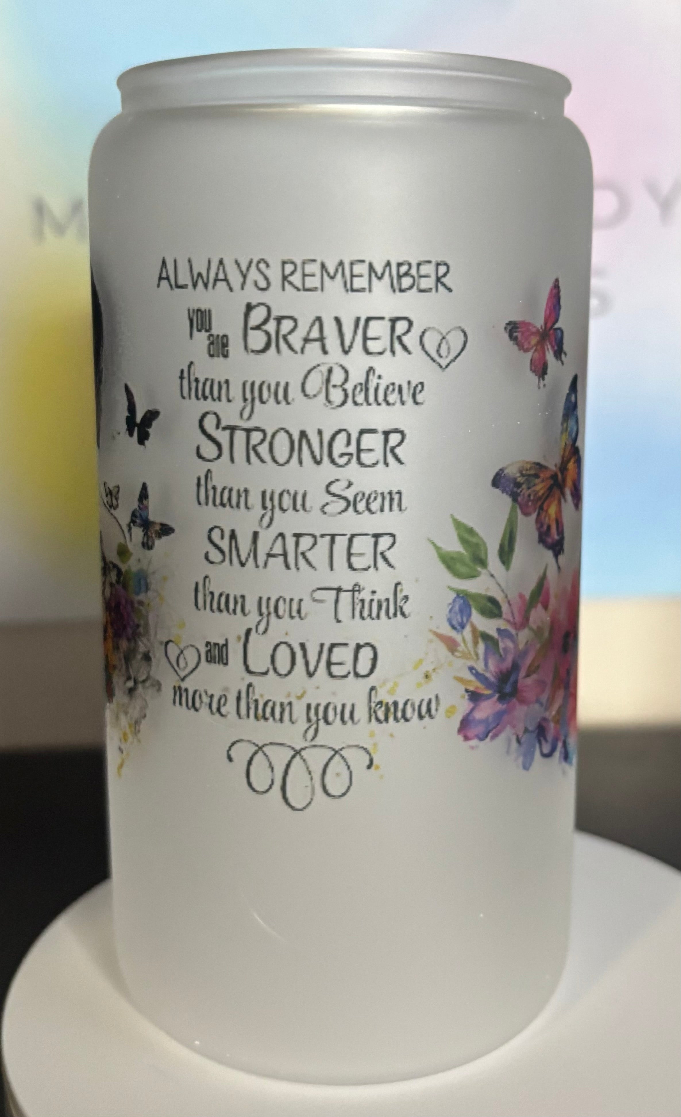 16 oz Glass Tumbler