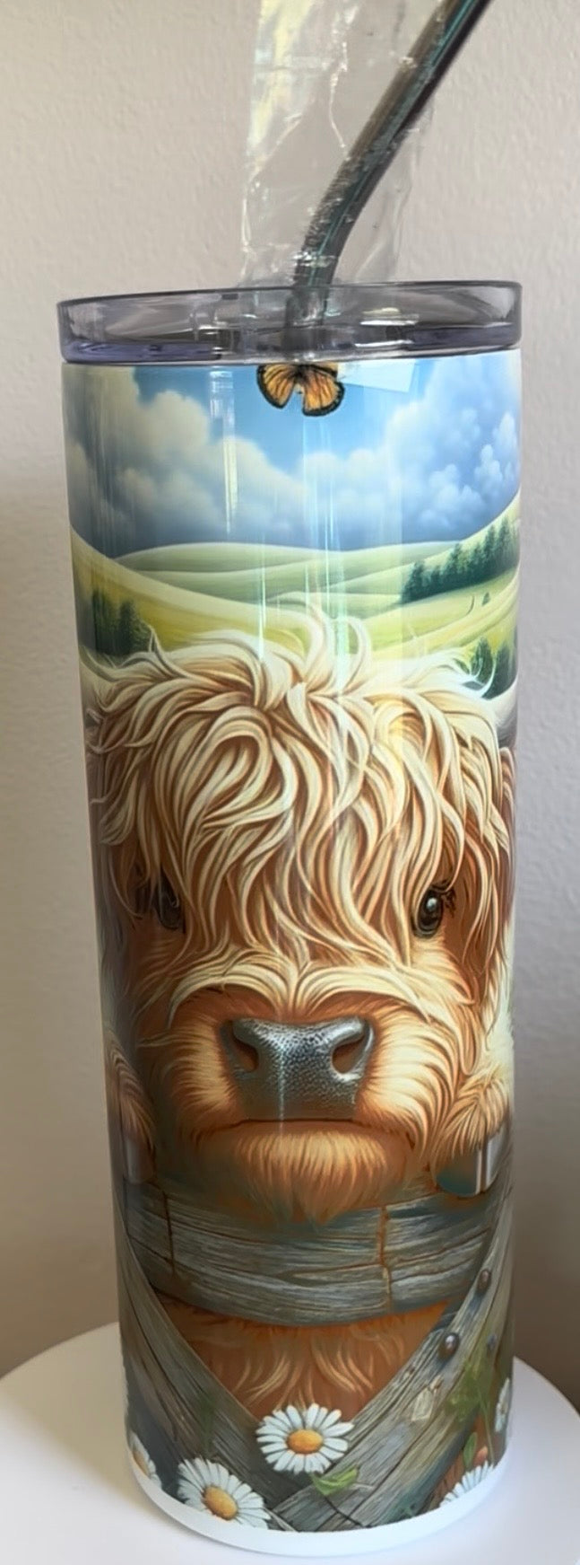 20oz Insulated Highland Cow Tumbler