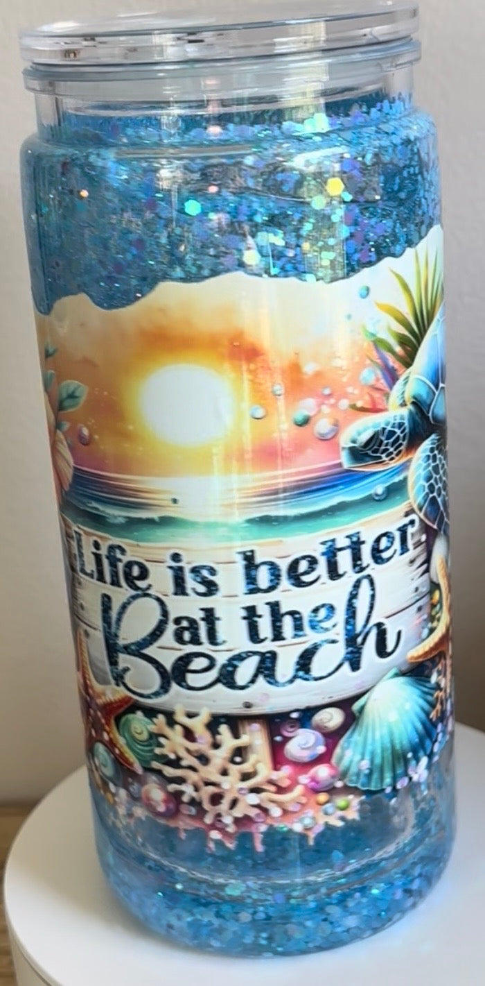 16oz Beach Tumbler
