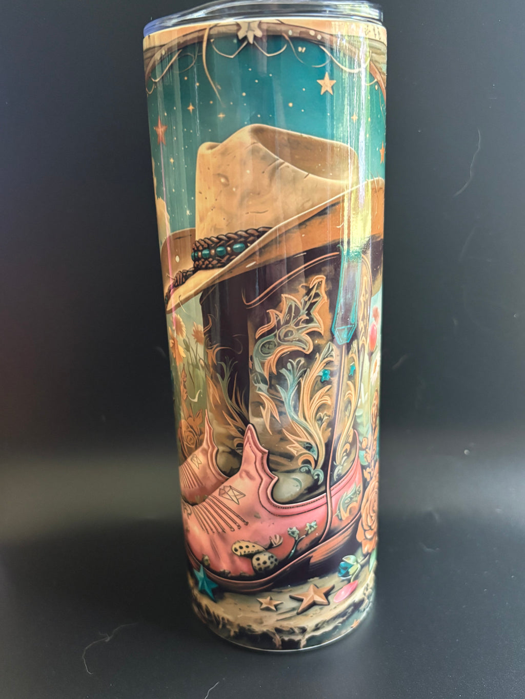 20oz cowgirl tumbler