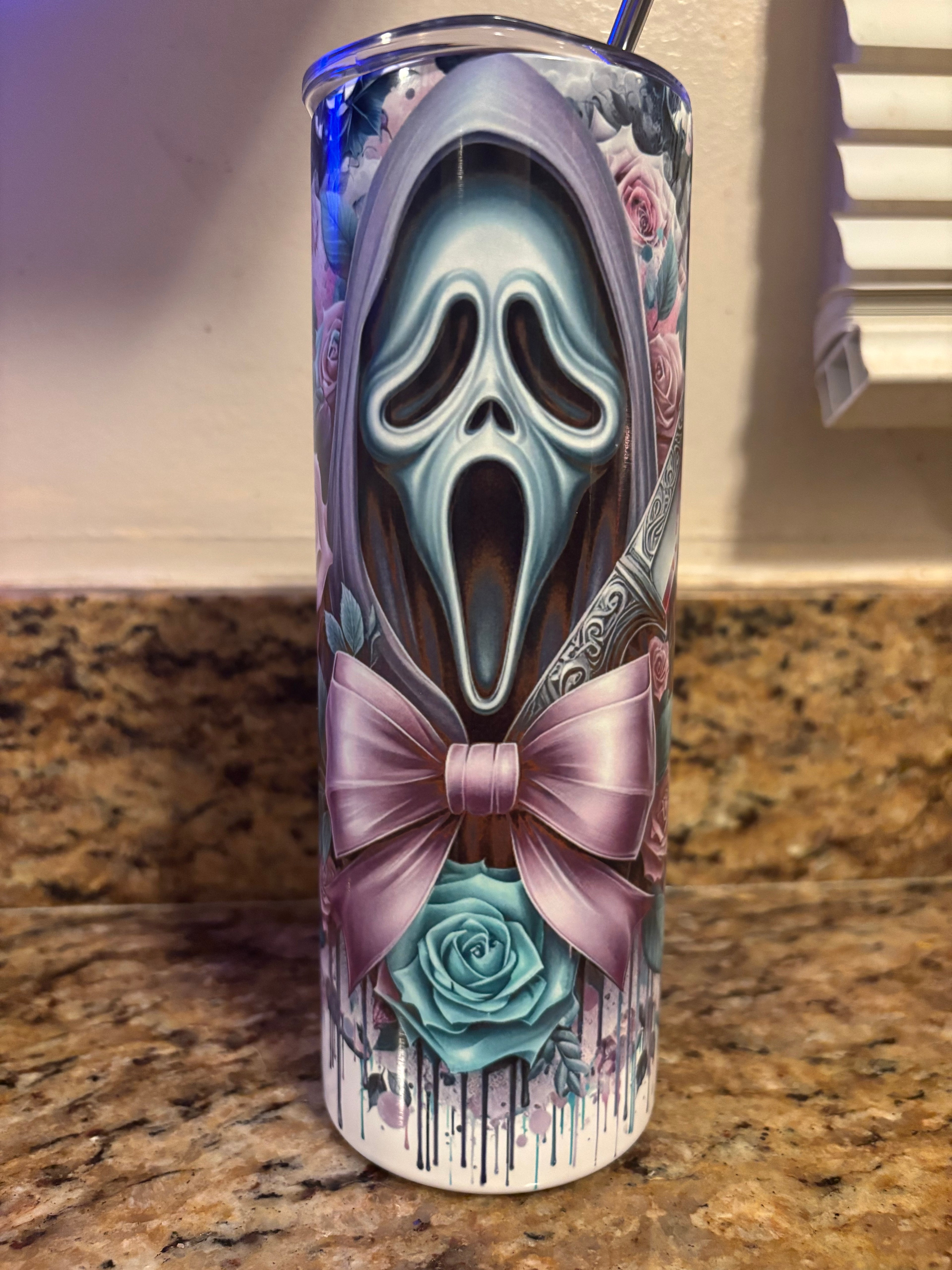 20oz Scary Insulated Tumbler