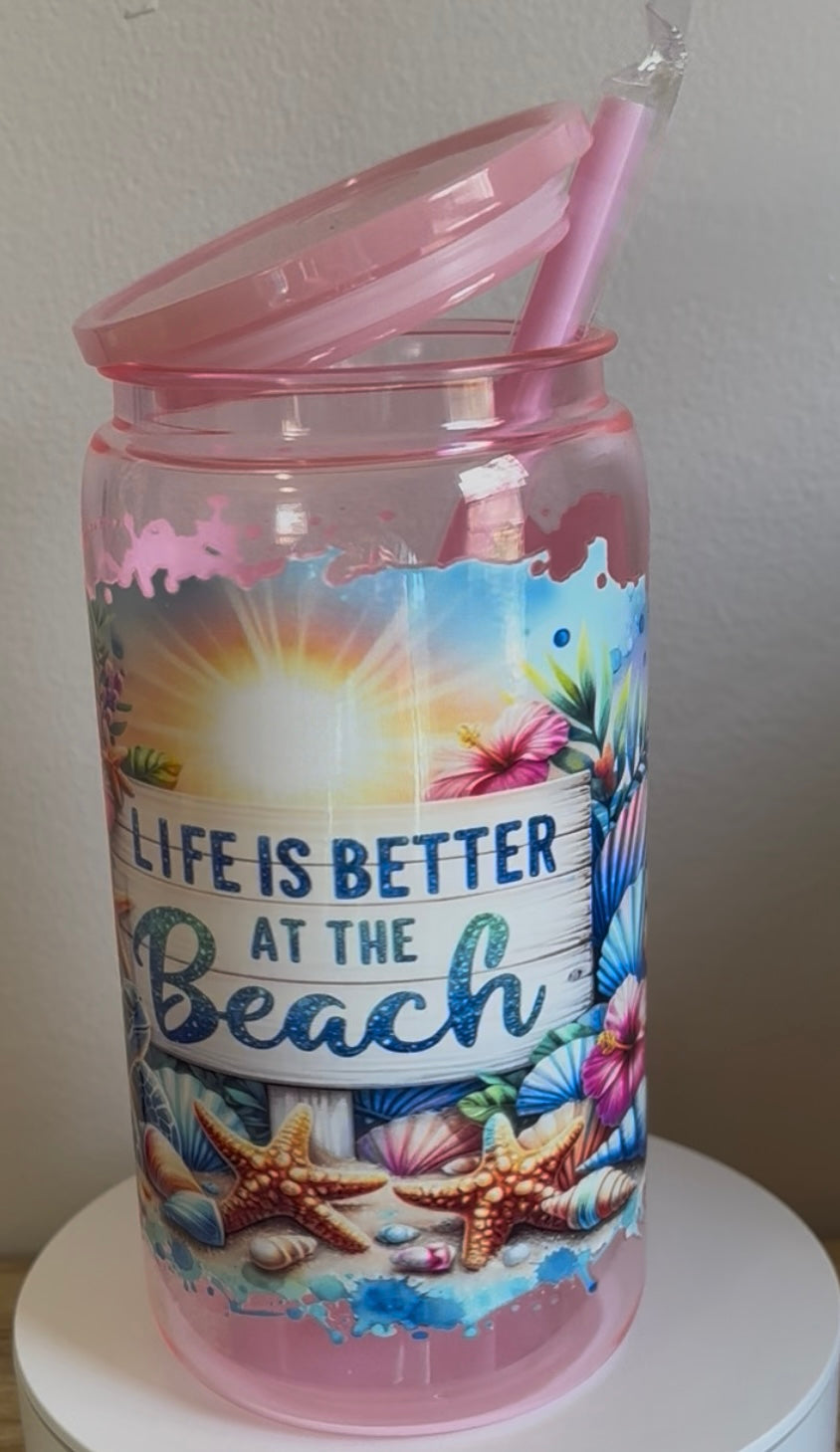 16oz Beach Tumbler