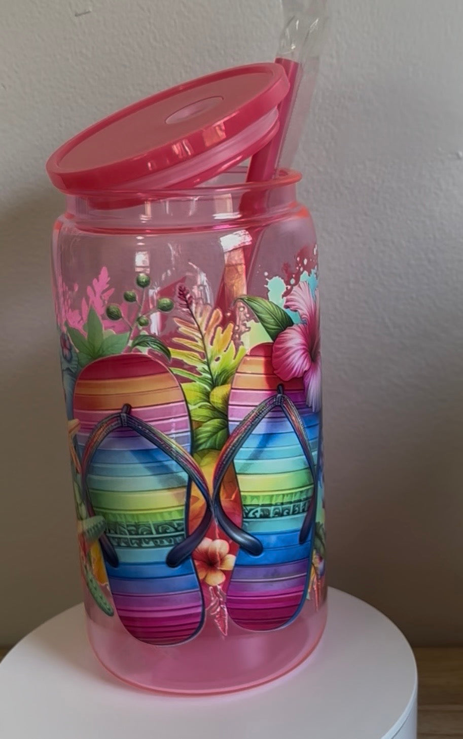 16oz Flip Flop Tumbler