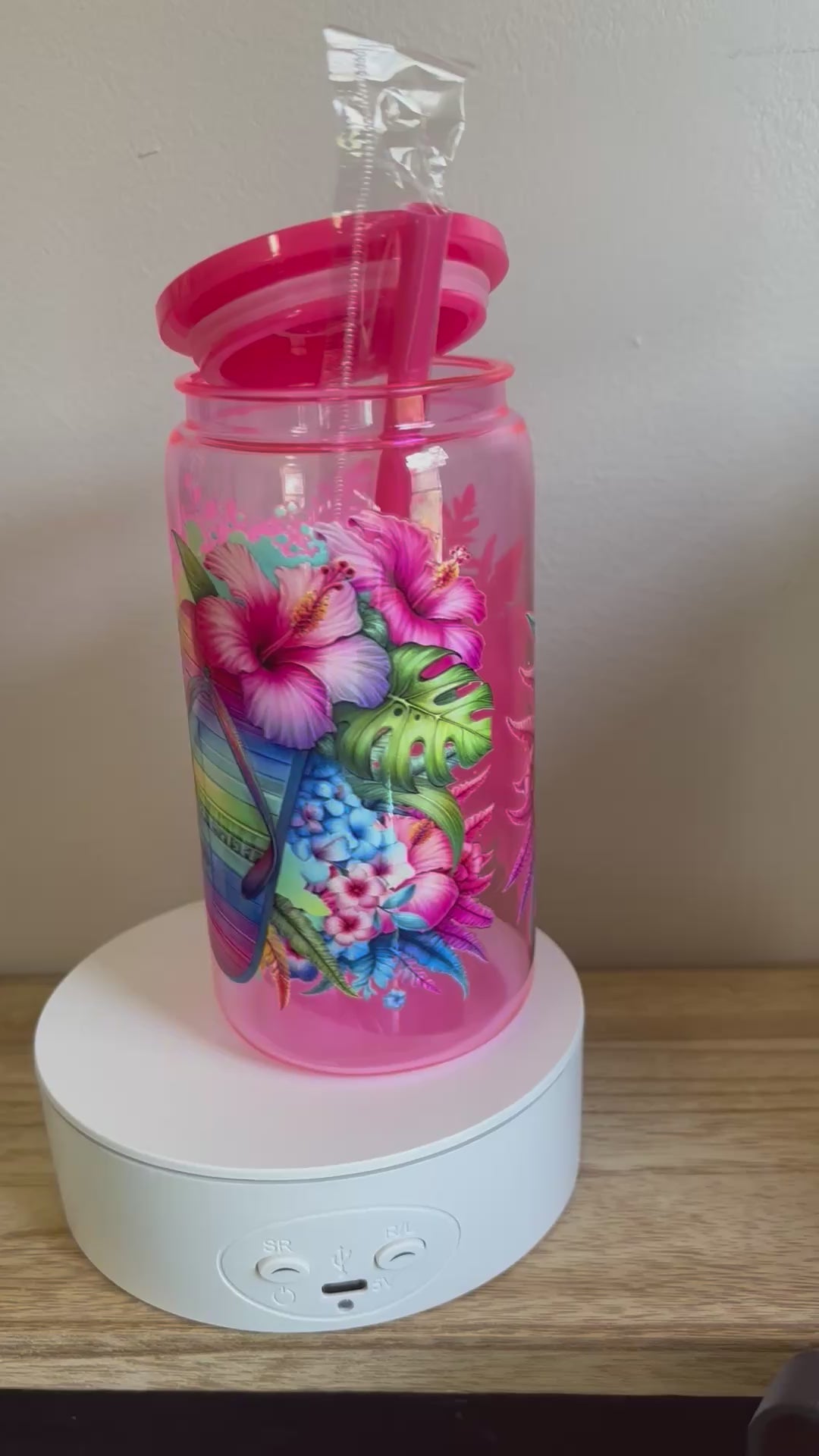 16oz Flip Flop Tumbler
