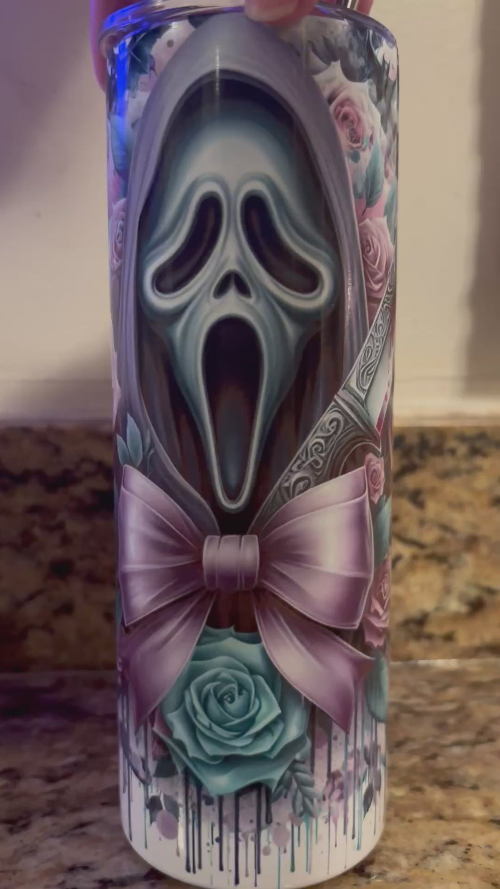 20oz Scary Insulated Tumbler