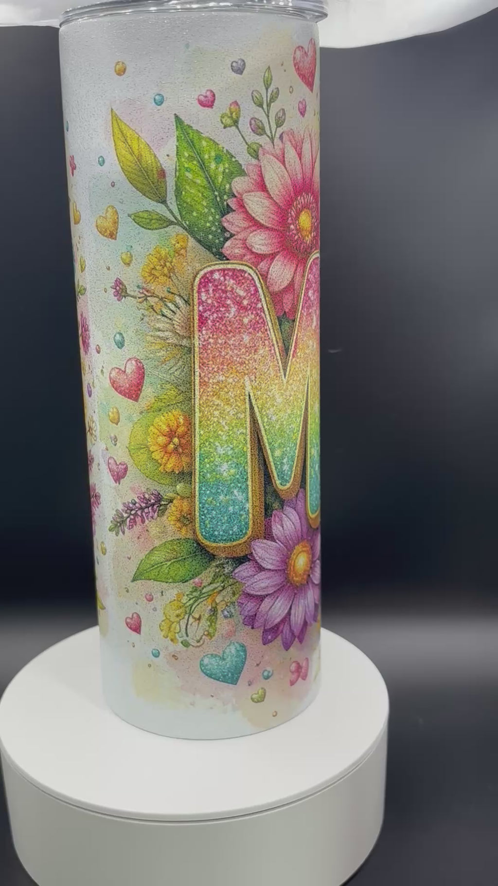 MOM glitter 20oz Insulated
